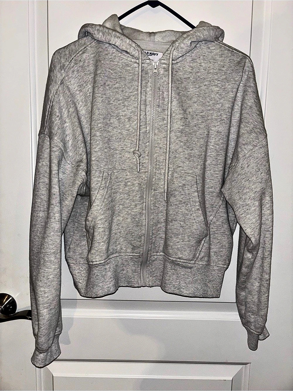 Old Navy SoComfy Full-Zip Hoodie Sweatshirt Gray Small